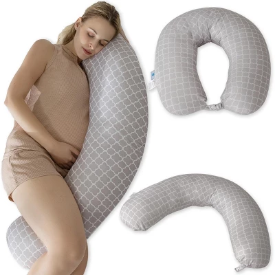 PharMeDoc Crescent Pregnancy Pillows, Maternity And Nursing Pillow For Breast Feeding - Image 3