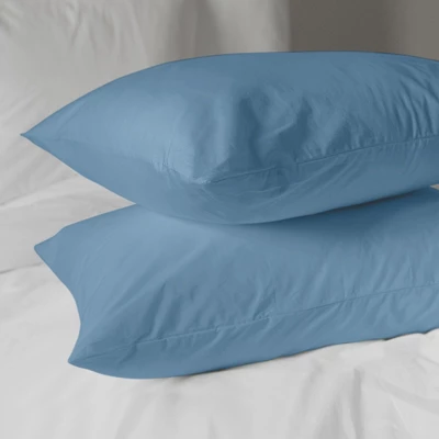 Classic Cool & Crisp 100% Cotton Percale Pillow Case Set