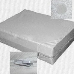 GoodGram Basics® Disposable Lightweight Zippered Breathable Fabric Mattress Protector & Dust Mite Barrier For Hotels & Vacations