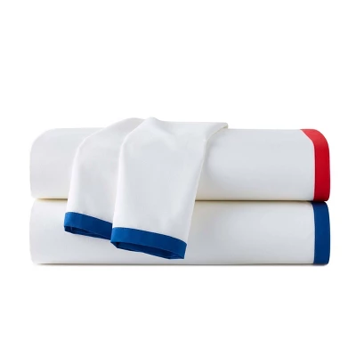 Clean AF Contrast Hem Sheet Set - Martex - Image 2