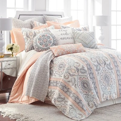 Darcy Paisley Quilted Euro Sham - 2pk - Levtex Home - Image 2