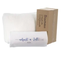Core Products Adjust-A-Loft Fiber Adjustable Comfort Pillow With Cooling Memory Foam Insert, Standard Size