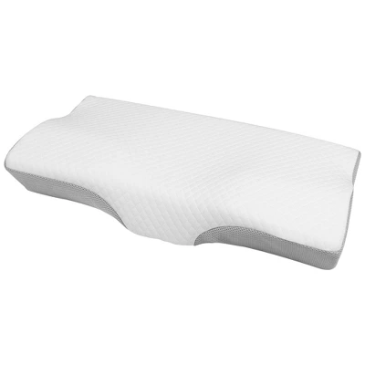 Unique Bargains 1Pcs Contour Memory Foam Pillow Cervical Neck Support Sleeping Pillows White 62x33x10cm - Image 7