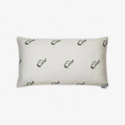 Comfez Adjusted Travel Shredded Memory Foam Pillow With Zipper And Removable Cover - White (2 Pack)