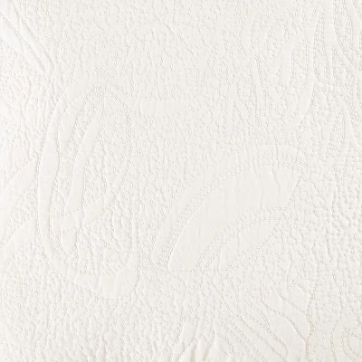 C&F Home 20" X 26" White Shell Matelasse Standard Sham