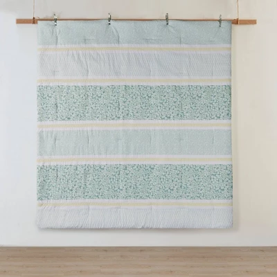 5pc Tulia Seersucker Comforter Bedding Set With Throw Pillows Green - Madison Park - Image 7