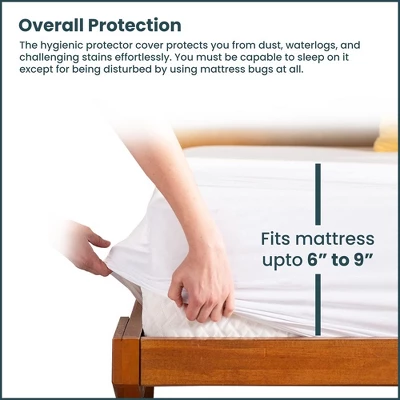 Continental Sleep Ultra Soft-Premium Zippered Mattress Protector, - Image 6