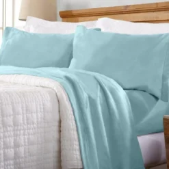 Great Bay Home Super Soft Extra Plush Fleece Warmer Sheet Set