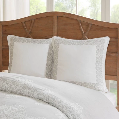 Madison Park Barely There Comforter Set Light Gray/White - Image 2