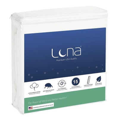 Luna Waterproof Mattress Protector - Mattress Cover With Breathable Cotton Terry Surface - Noiseless - Home Essentials - Image 11