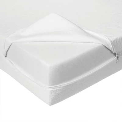 Bundle Of Dreams White Organic Cotton Zipper 5" Crib Mattress Cover