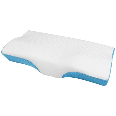 Unique Bargains 1Pcs Contour Memory Foam Pillow Cervical Neck Support Sleeping Pillows White 62x33x10cm - Image 6