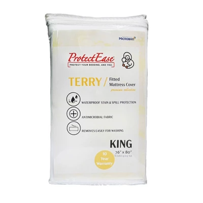 Terry Fitted Mattress Protector - ProtectEase - Image 9