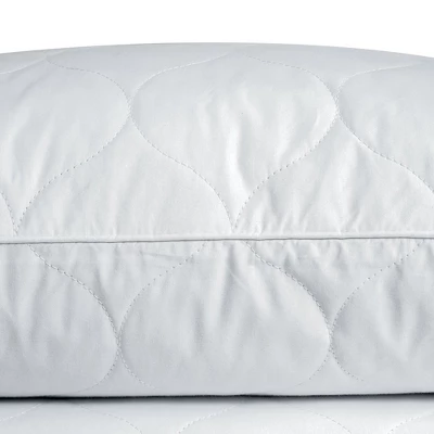 Peace Nest Quilted White Goose Down Feather Pillow - Image 4