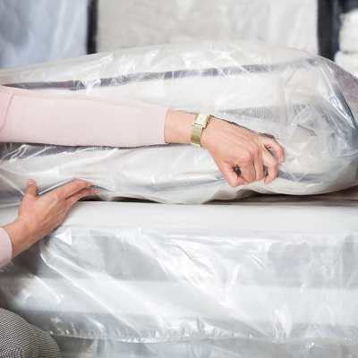 UltraBlock Mattress Bags For Moving - 6 Mil Thick Plastic Mattress Storage Bag Cover - Image 3