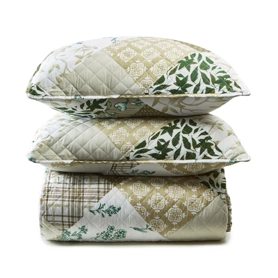 Peace Nest Lightweight Pre-washed Microfiber Quilt Coverlet Set - Image 2