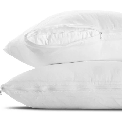 The Grand Breathable And Quiet Standard Pillow Protector With Zipper โ (12 Pack) - Image 3