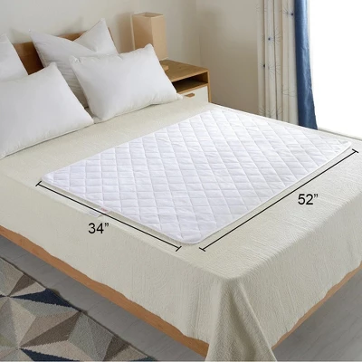 Cheer Collection Terry Rayon From Bamboo Large Waterproof Mattress Protector (34" X 52") - Image 2