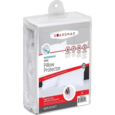 Guardmax Waterproof Body Pillow Protector With Zipper β 1 Pack (20βx55β)