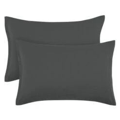 PiccoCasa Zippered 100% Brushed Microfiber Polyester Soft Pillowcases 2 Pcs