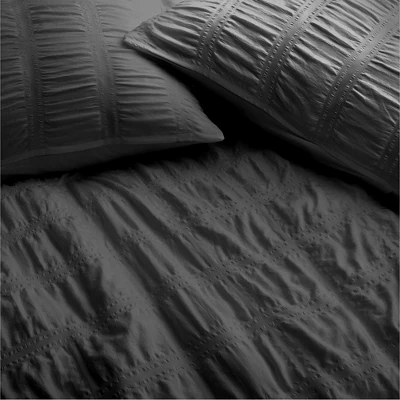 Peace Nest 3 Piece Crinkle Textured Comforter Set - Image 3