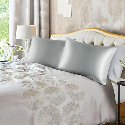 PiccoCasa 85GSM Satin Luxury Silky Envelope Closure Pillowcases 2 Pcs - Image 2