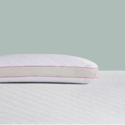 Reversible Support Gel Memory Foam Bed Pillow With Antimicrobial Cover - Nüe By Novaform