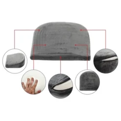 Cheer Collection Wedge Pillow For Pregnancy And Support With Washable Cover (15" X 13")