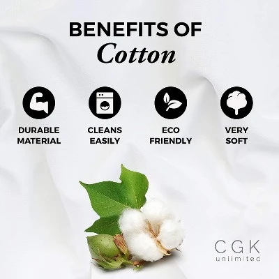 4 Piece 100% Cotton 400 Thread Count Sheet Set - CGK Linens - Image 5