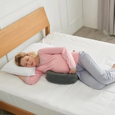 Cheer Collection Wedge Pillow For Pregnancy And Support With Washable Cover (15" X 13") - Image 2