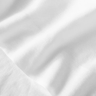 100% Washed Linen Solid Sheet Set - Casaluna™ - Image 3
