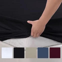 PiccoCasa Brushed Microfiber Five Sided Waterproof Mattress Protector Covers 1 Pc