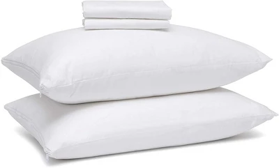 Right Choice Bedding Cotton Pillow Protectors, Standard (Set Of 4) - Image 2
