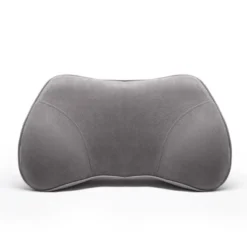 WENNEBIRD Model B Lumbar Memory Foam Support Pillow To Improve Posture With Raised Side Butterfly Design, Constance Fabric, And Removable Cover, Grey