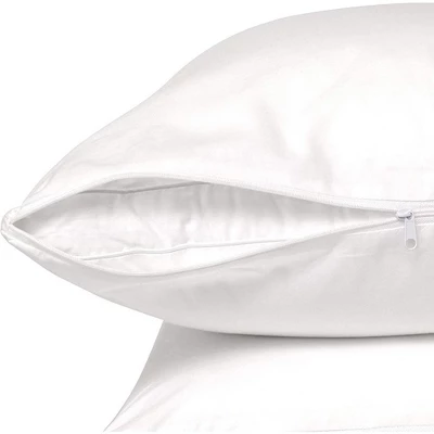The Grand Breathable And Quiet Standard Pillow Protector With Zipper โ (12 Pack) - Image 4