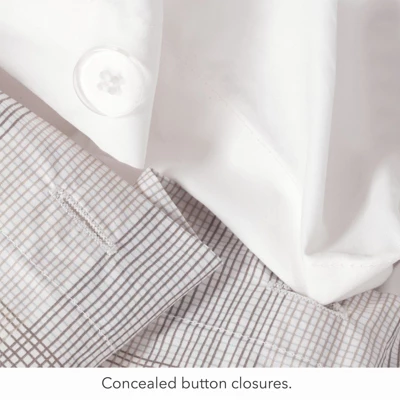 Nate Home By Nate Berkus Textured Print Duvet Cover Set - Image 6