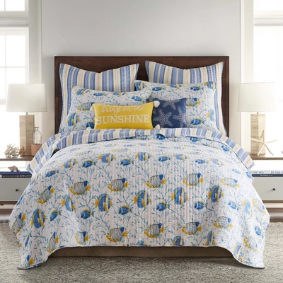 Tropical Sea Euro Sham Set - Two Euro Shams - Levtex Home - Image 2