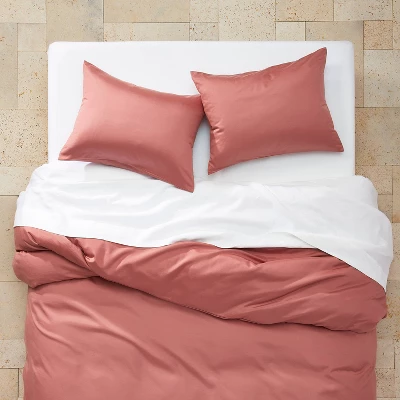 Lyocell Cotton Blend Duvet & Sham Set - Casalunaâ„¢ - Image 2