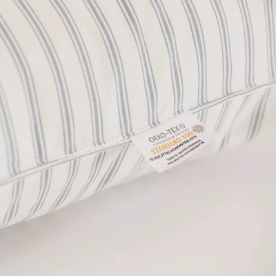 Granny Stripe Soft/Medium Density 4 Pack Down Alternative Pillows.
