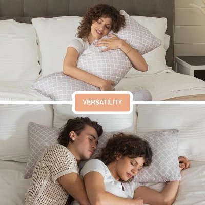 Pharmedoc Pregnancy Pillows, Shredded Memory Foam, Maternity Pillow For Sleeping - Image 2