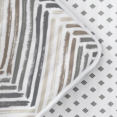 Geometric And Floral Modern Reversible Quilt And Shams Set - Becky Cameron - Image 2