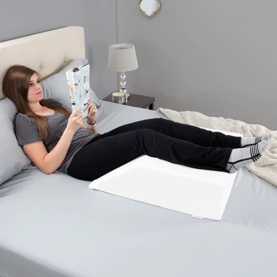 Fleming Supply Elevated Support Wedge Pillow Cushion - 20" X 26", White - Image 3