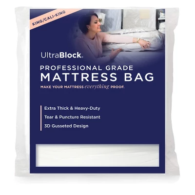 UltraBlock Mattress Bags For Moving - 6 Mil Thick Plastic Mattress Storage Bag Cover - Image 10