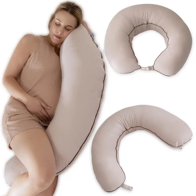 PharMeDoc Crescent Pregnancy Pillows, Maternity And Nursing Pillow For Breast Feeding - Image 5