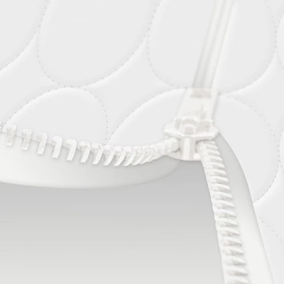 Fleming Supply Twin-Size Hypoallergenic Cotton Mattress Protector With Zipper - White - Image 3