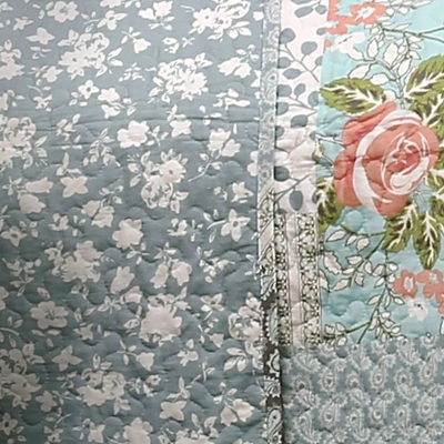 Blue Roesser Quilt Set - Lush Décor - Image 3