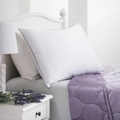 Lavender Infused Microfiber Bed Pillow - Dream Infusion - Image 3