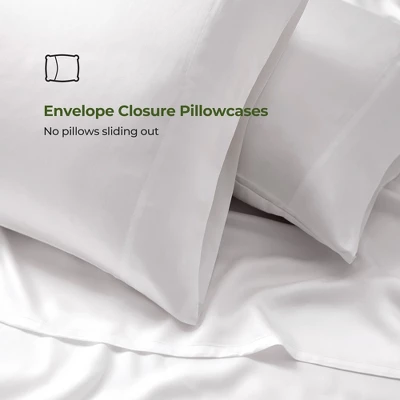 Peace Nest Cooling Tencel Lyocell Sheet Set, Silky Smooth & Breathable - Image 4