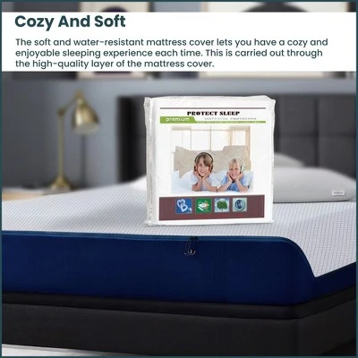 Continental Sleep Ultra Soft-Premium Zippered Mattress Protector, - Image 5