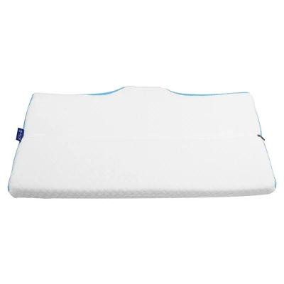 Unique Bargains 1Pcs Contour Memory Foam Pillow Cervical Neck Support Sleeping Pillows White 62x33x10cm - Image 4